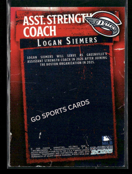 2026 Greenville Drive Logan Siemers