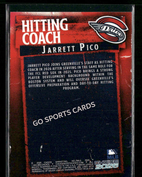 2026 Greenville Drive Jarrett Pico