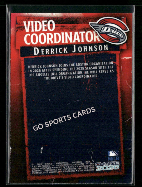 2026 Greenville Drive Derrick Johnson