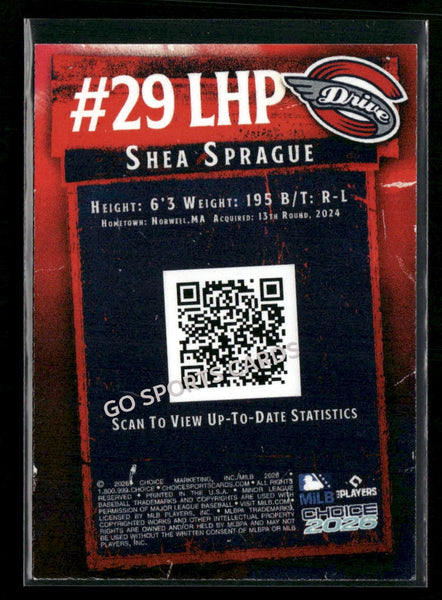 2026 Greenville Drive Shea Sprague
