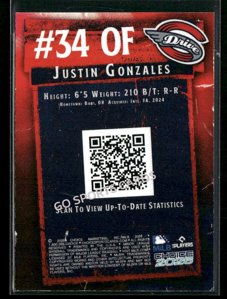 2026 Greenville Drive Justin Gonzales