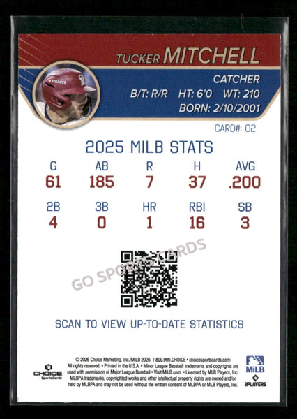 2026 Frisco RoughRiders Tucker Mitchell