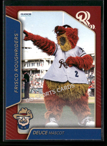 2026 Frisco RoughRiders Deuce Mascot
