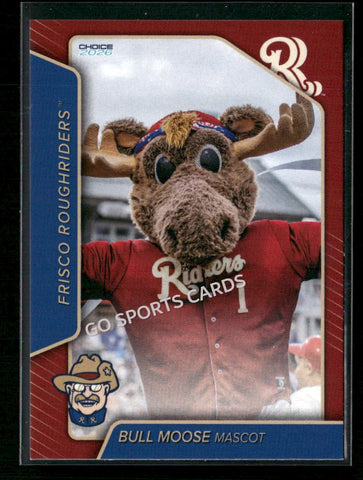2026 Frisco RoughRiders Bull Moose Mascot