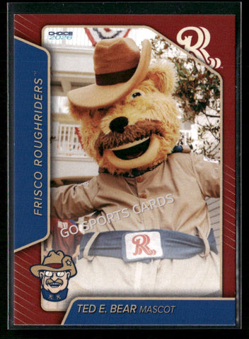 2026 Frisco RoughRiders Ted E Bear Mascot