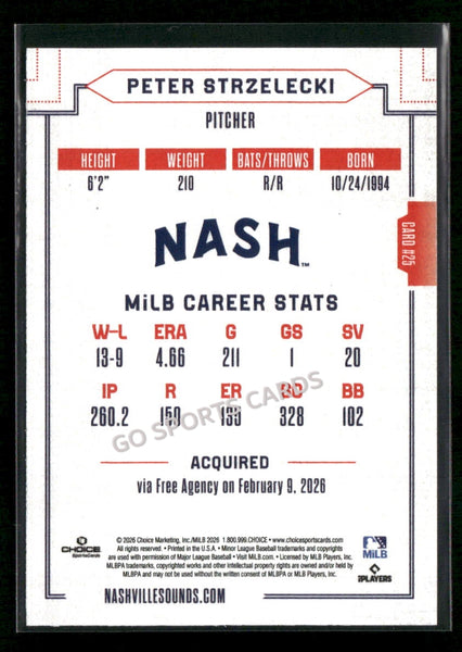 2026 Nashville Sounds Peter Strzelecki