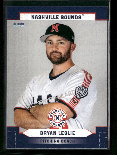 2026 Nashville Sounds Bryan Leslie