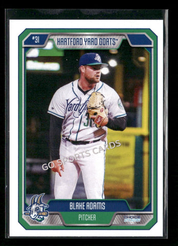 2026 Hartford Yard Goats Blake Adams