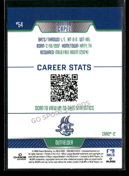 2026 Hartford Yard Goats Connor Capel
