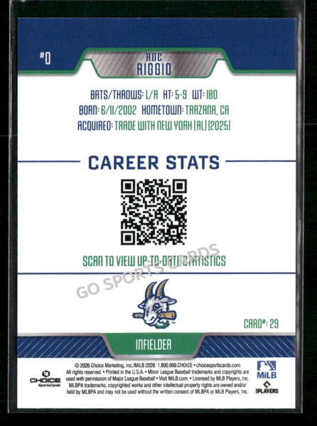 2026 Hartford Yard Goats Roc Riggio