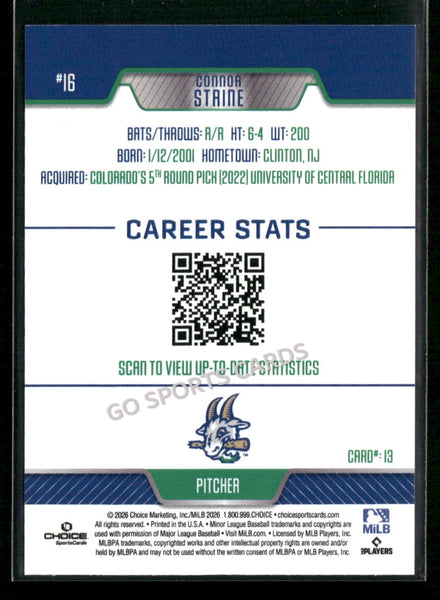 2026 Hartford Yard Goats Connor Staine