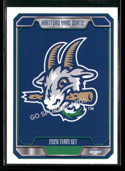 2026 Hartford Yard Goats Header Checklist