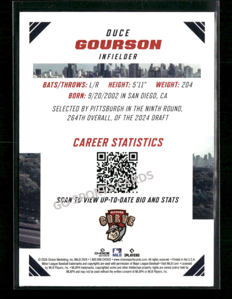 2026 Eastern League Top Prospects Duce Gourson