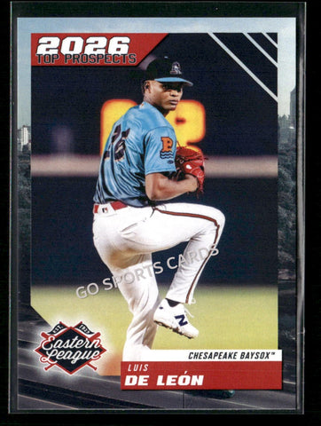 2026 Eastern League Top Prospects Luis De Leon