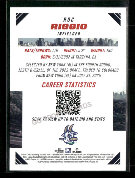 2026 Eastern League Top Prospects Roc Riggio