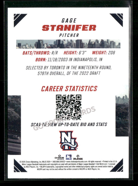 2026 Eastern League Top Prospects Gage Stanifer