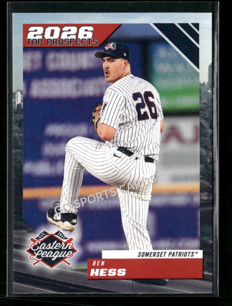 2026 Eastern League Top Prospects Ben Hess