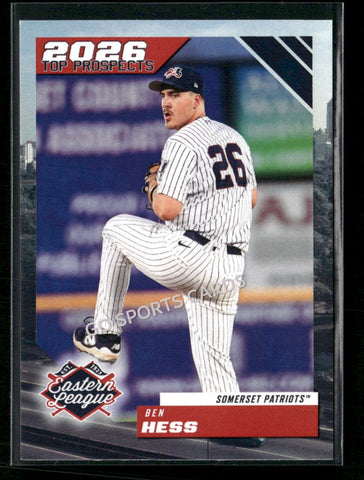 2026 Eastern League Top Prospects Ben Hess