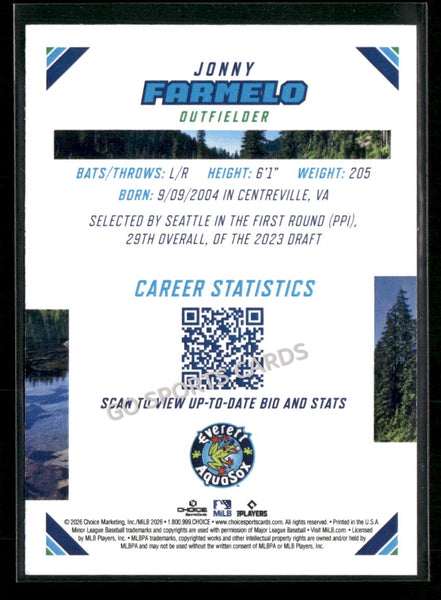 2026 Northwest League Top Prospects Jonny Farmelo