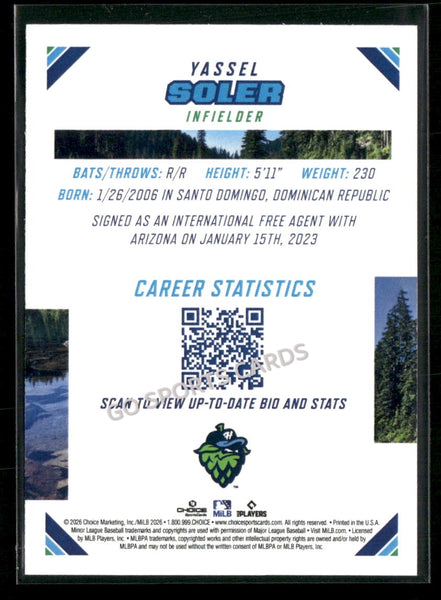 2026 Northwest League Top Prospects Yassel Soler