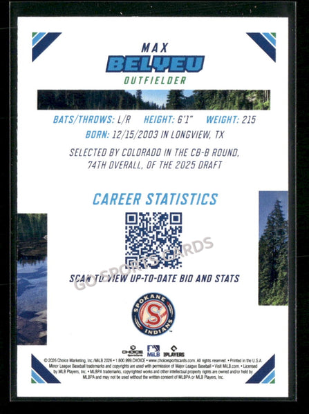 2026 Northwest League Top Prospects Max Belyeu