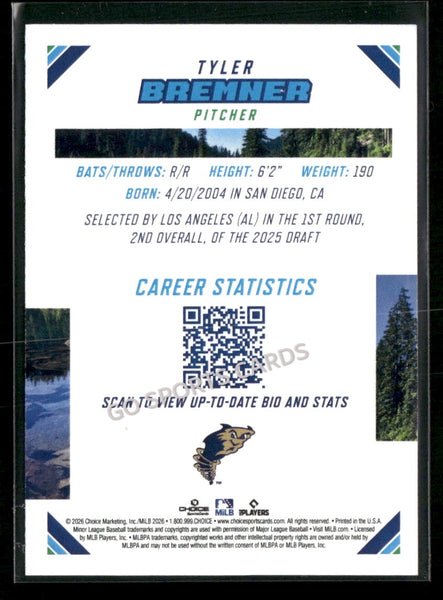 2026 Northwest League Top Prospects Tyler Bremner