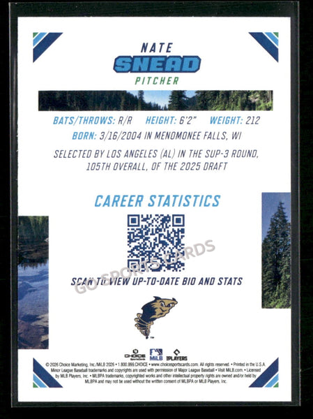 2026 Northwest League Top Prospects Nate Snead