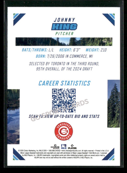 2026 Northwest League Top Prospects Johnny King