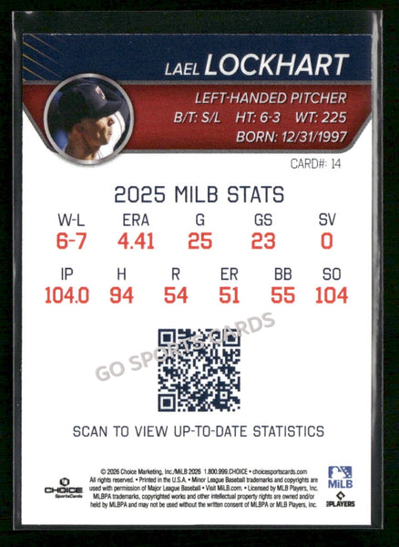2026 Toledo Mud Hens Lael Lockhart