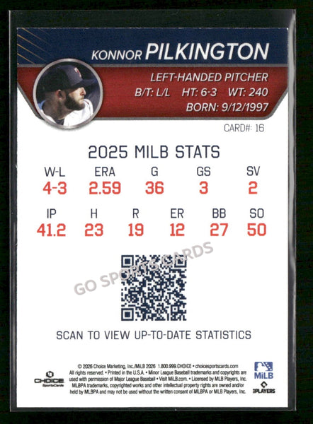 2026 Toledo Mud Hens Konnor Pilkington