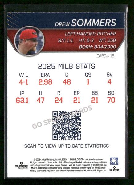 2026 Toledo Mud Hens Drew Sommers