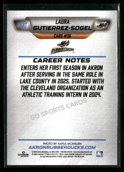 2026 Akron RubberDucks Laura Gutierrez Sogel
