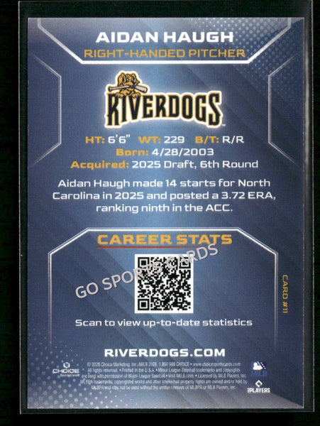 2026 Charleston RiverDogs Aidan Haugh