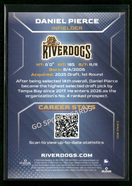 2026 Charleston RiverDogs Daniel Pierce