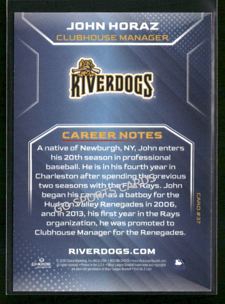 2026 Charleston RiverDogs John Horaz