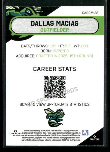 2026 Augusta GreenJackets Dallas Macias