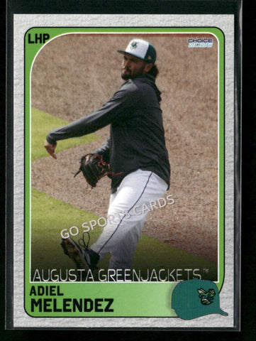 2026 Augusta GreenJackets Adiel Melendez
