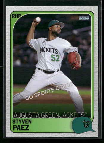 2026 Augusta GreenJackets Styven Paez