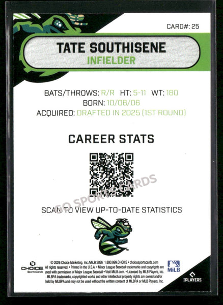 2026 Augusta GreenJackets Tate Southisene