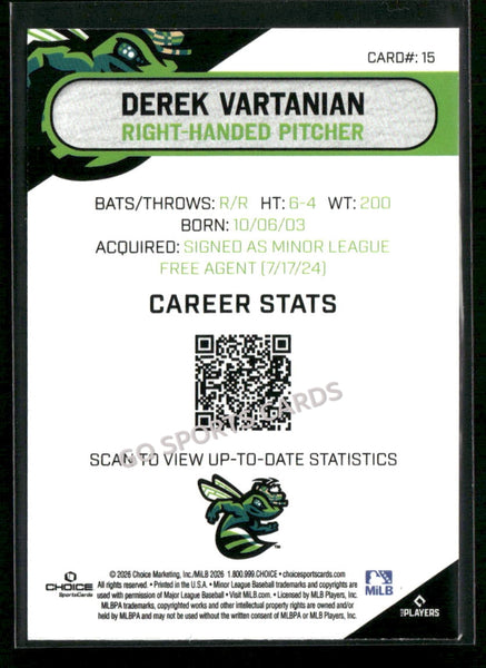 2026 Augusta GreenJackets Derek Vartanian