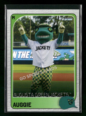 2026 Augusta GreenJackets Auggie Mascot