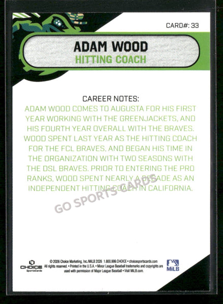 2026 Augusta GreenJackets Adam Wood