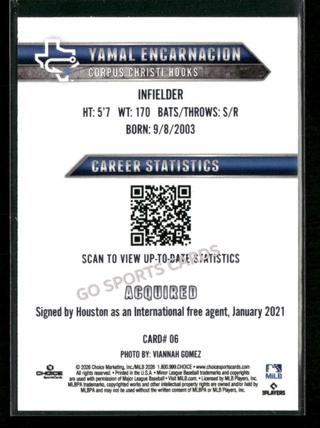 2026 Corpus Christi Hooks Yamal Encarnacion