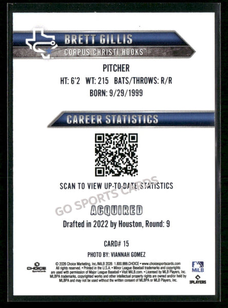 2026 Corpus Christi Hooks Brett Gillis