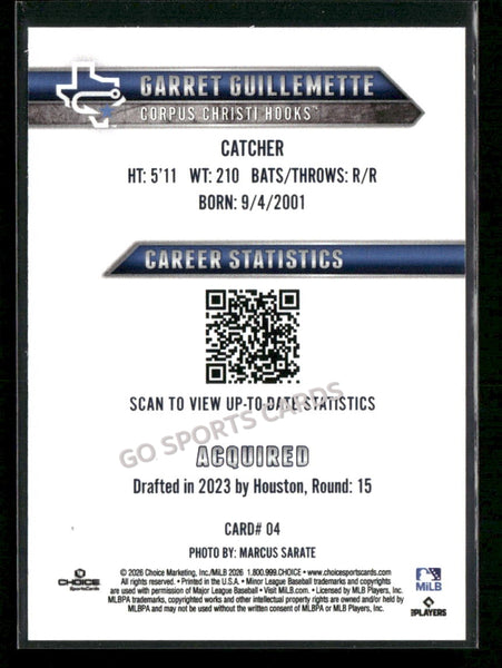 2026 Corpus Christi Hooks Garret Guillemette