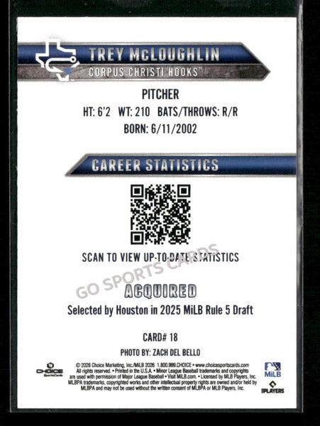 2026 Corpus Christi Hooks Trey McLoughlin