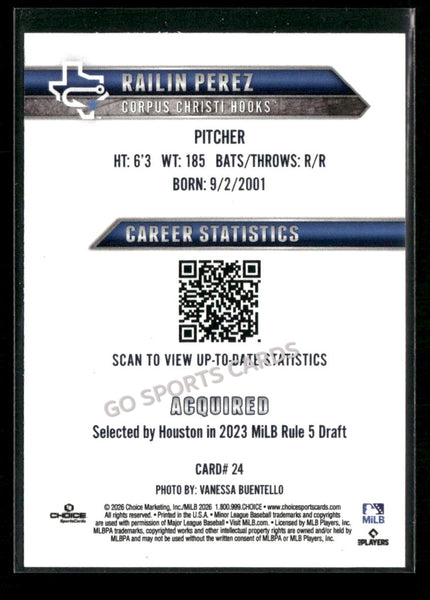 2026 Corpus Christi Hooks Railin Perez