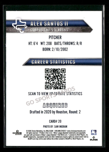 2026 Corpus Christi Hooks Alex Santos II