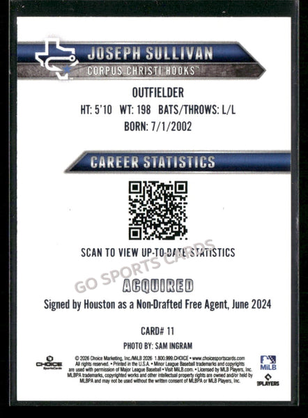 2026 Corpus Christi Hooks Joseph Sullivan