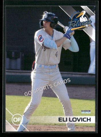 2026 Myrtle Beach Pelicans Eli Lovich